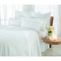 Cheap White Hotel Linen Bed Cover Hoja plana